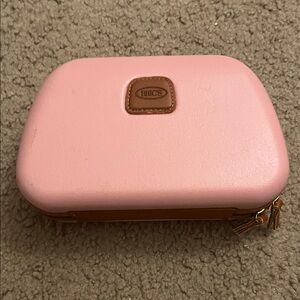 Bric's Pink and Brown “think Pink”Travel Organizer